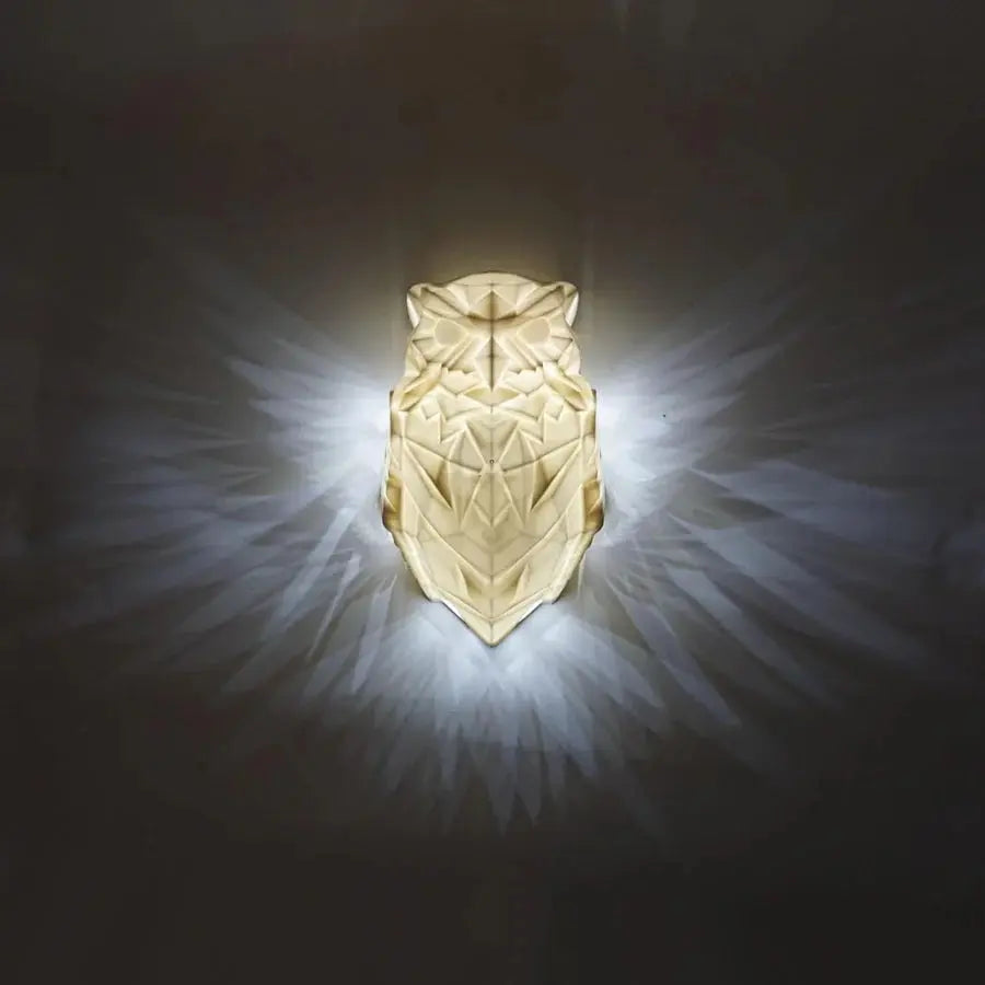 Elegant Eagle/Owl LED Wall Lamp – Battery-Powered, Adjustable Brightness, Eco-Friendly Decor 6