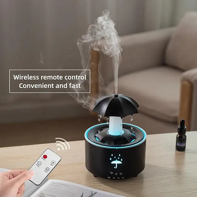Umbrella Humidifier with Adjustable Mist and Essential Oil Dispenser - Cool Mist Air Humidifier for Bedroom 4