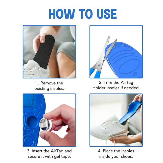 AirTag Holder Insoles for Kids and Seniors – Discreet Tracking Solution with Ultra-Thin Design 0