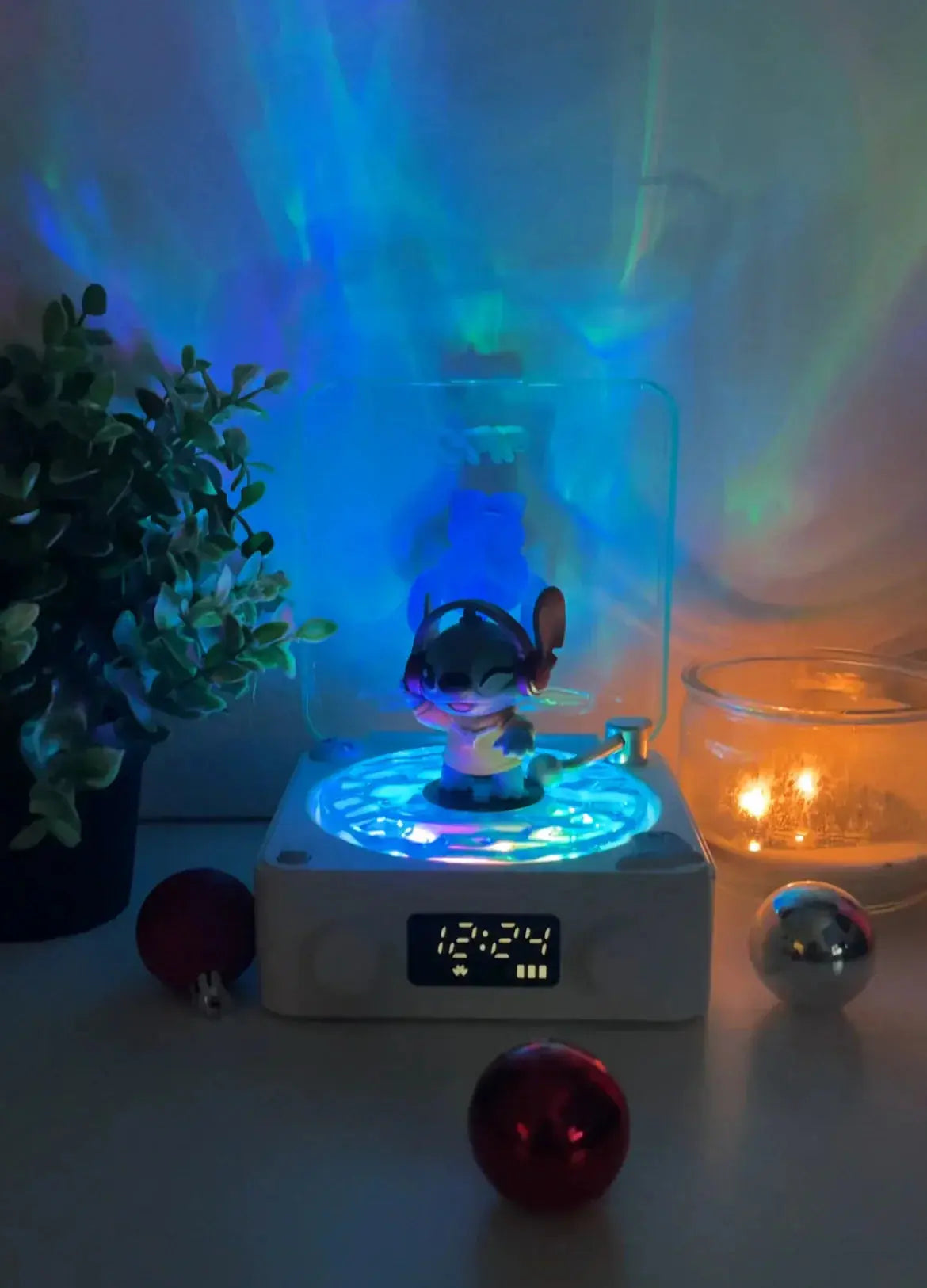 Bluetooth Speaker Ocean Lamp with Stitch Design – Soothing Light Effects and Clear Sound 0