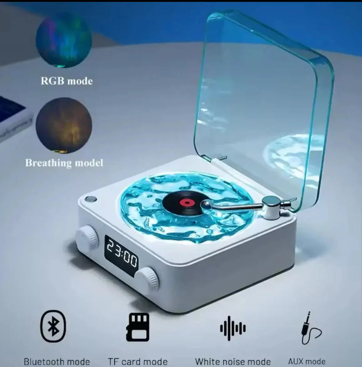 Bluetooth Speaker Ocean Lamp with Stitch Design – Soothing Light Effects and Clear Sound 1