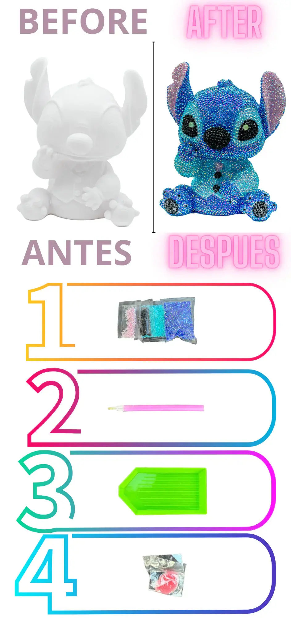 Decorative Piggy Bank with Diamond Painting Kit – Creative DIY Savings Project 2