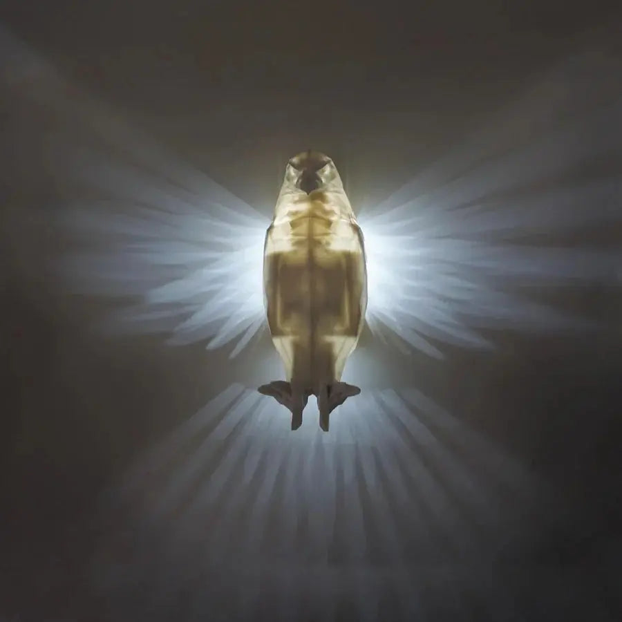 Elegant Eagle/Owl LED Wall Lamp – Battery-Powered, Adjustable Brightness, Eco-Friendly Decor 2