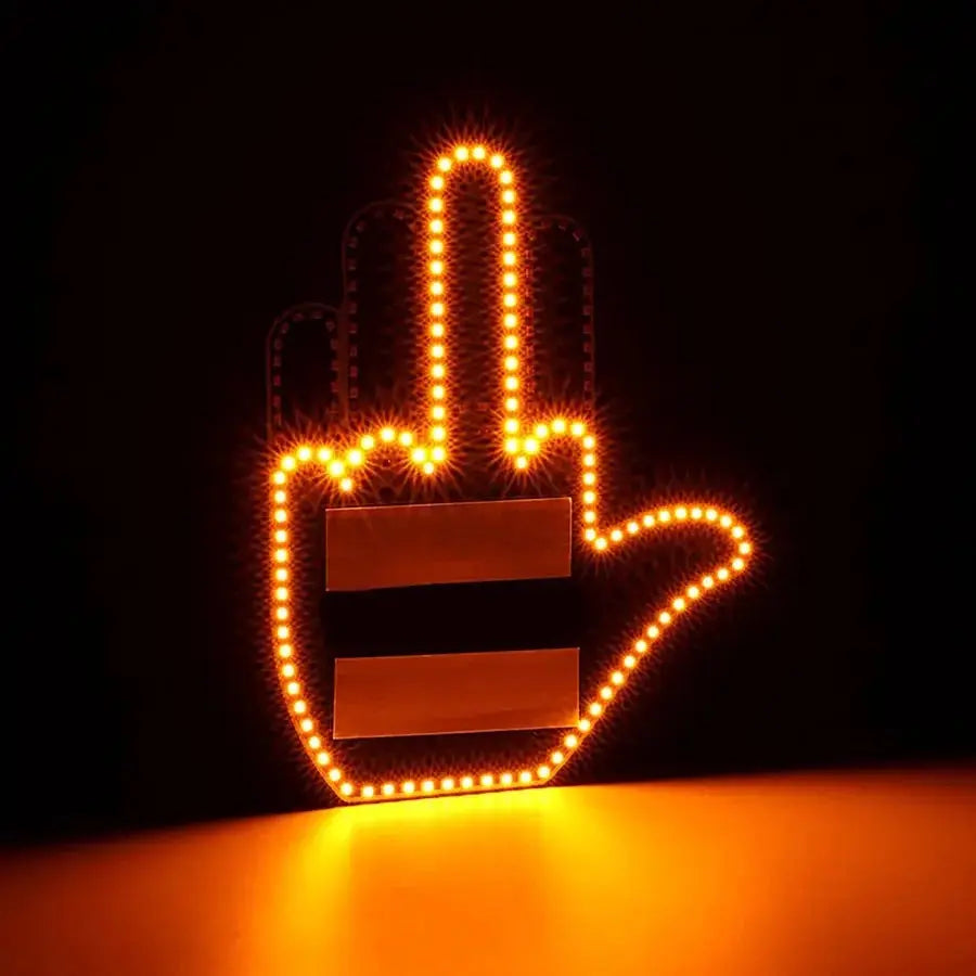 Hand Sign Car LED Display for Enhanced Road Communication – Easy Setup and Custom Messages 1