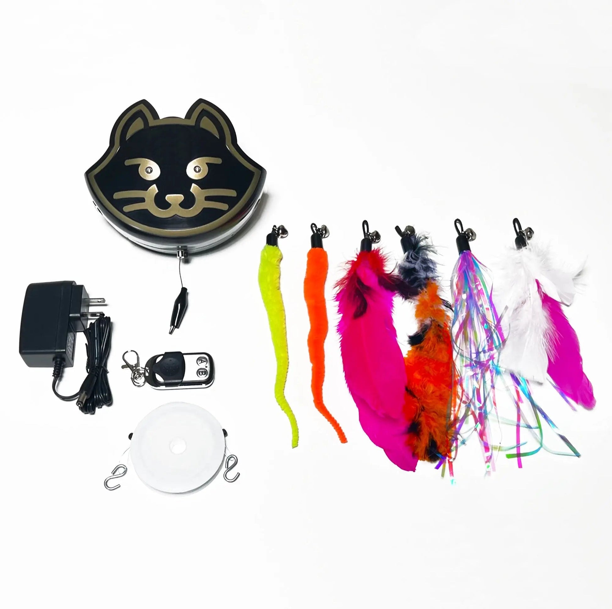 Interactive Cat Zipline Toy with Remote Control – Engaging Play for Cats 4