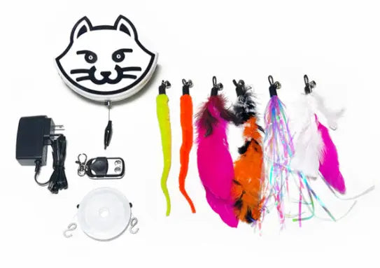 Interactive Cat Zipline Toy with Remote Control – Engaging Play for Cats 7