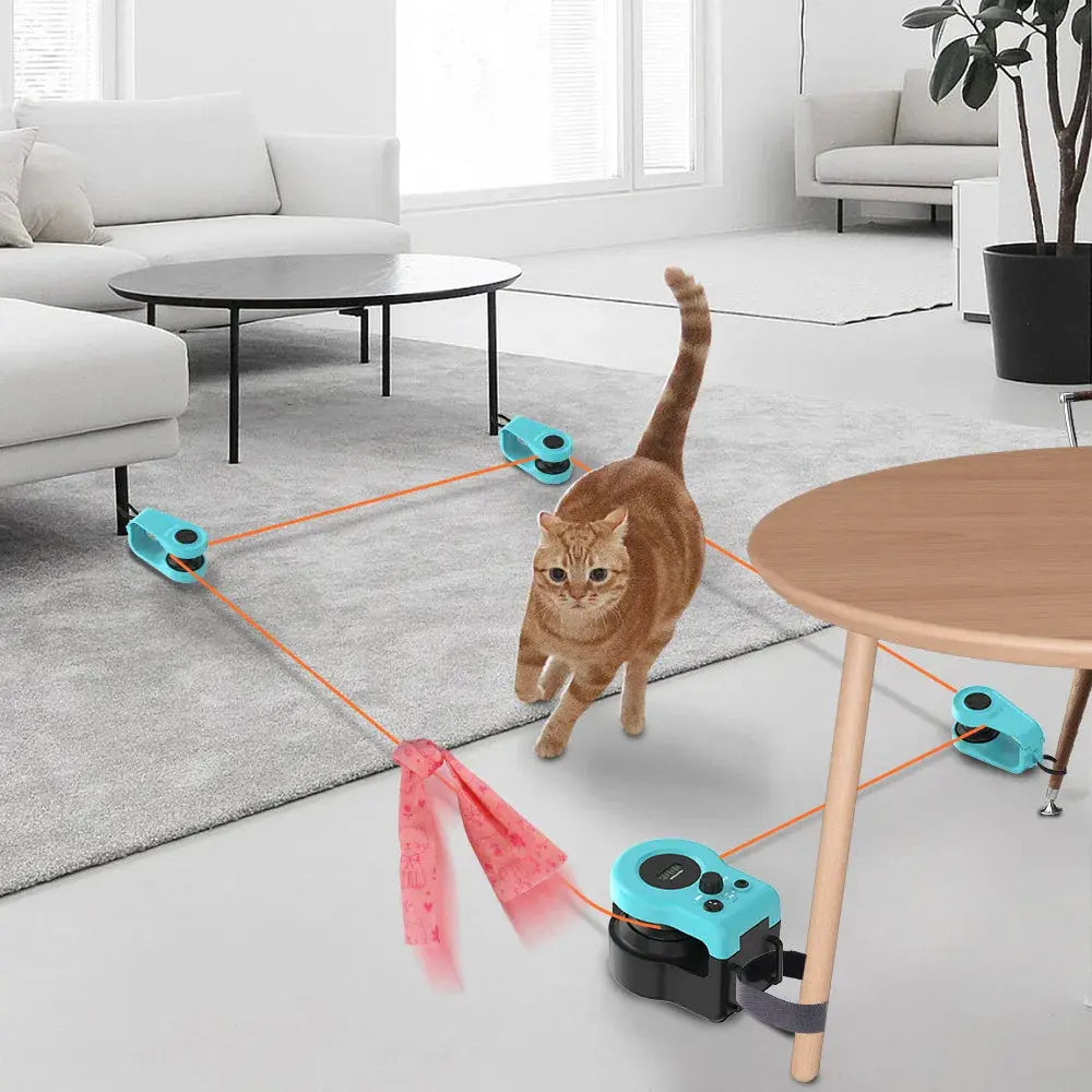 Interactive Electric Cat Toy with Adjustable Settings for Engaging Playtime 3