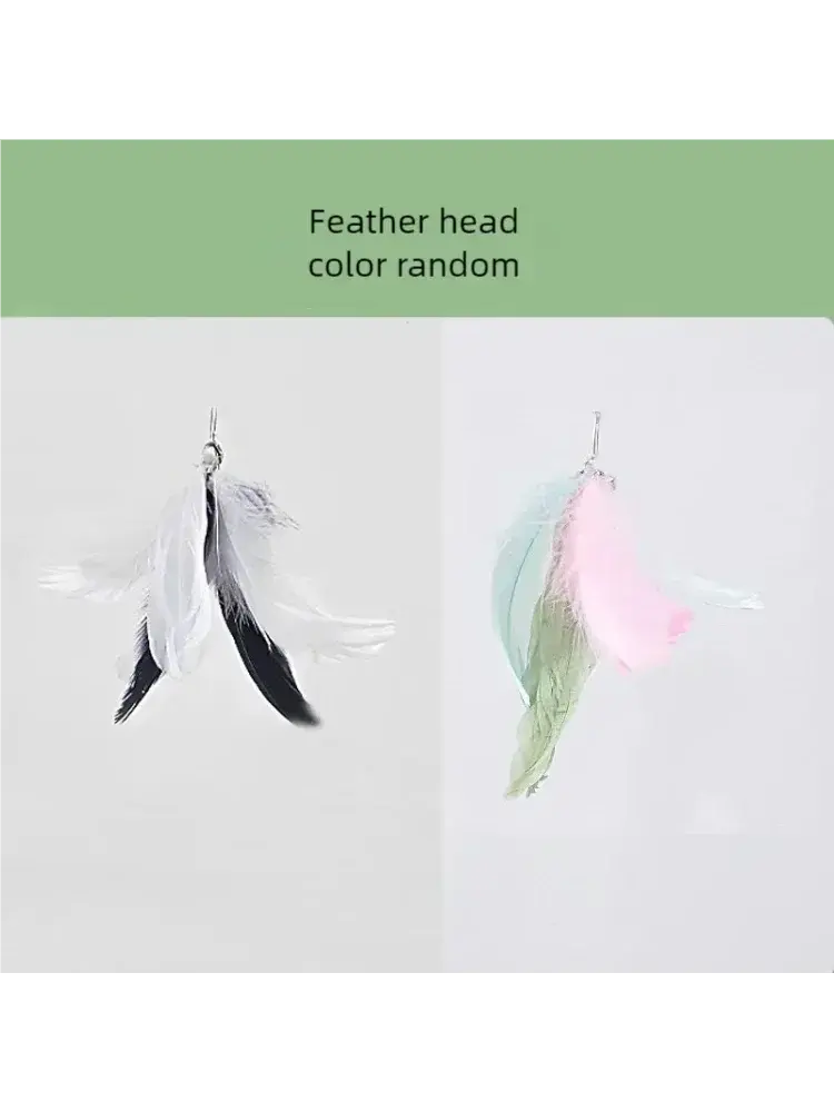 Interactive Feather Cat Wand with Suction Base for Engaging Playtime – Perfect for Indoor and Outdoor Fun 6