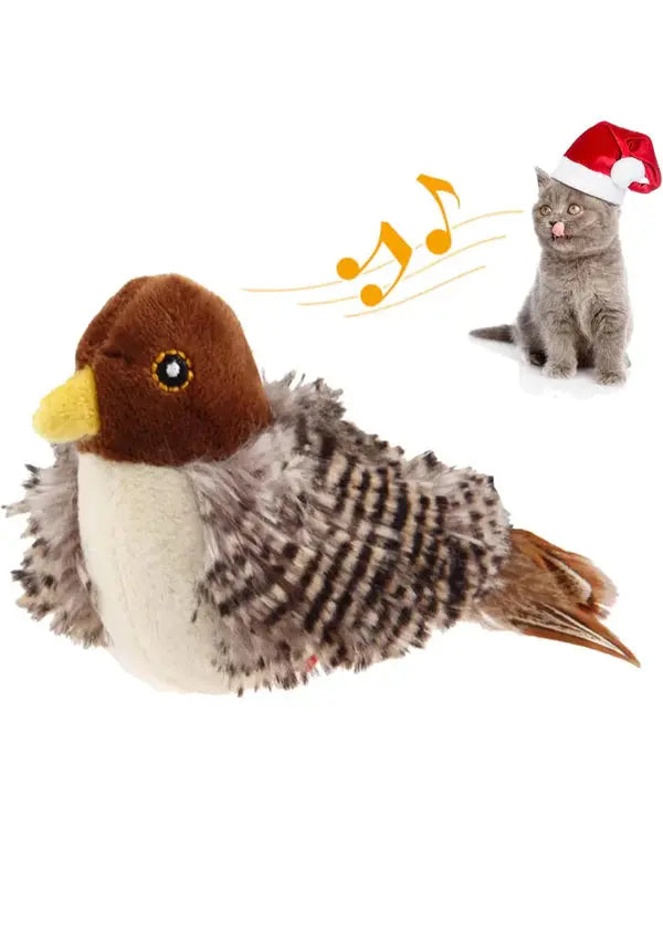Interactive Flapping Bird Cat Toy with Realistic Sounds – USB Rechargeable, Motion Sensor, Cat Toy That Moves 7
