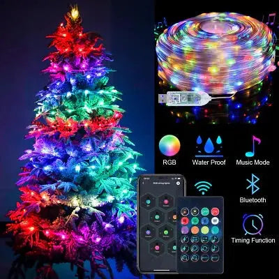 LED Christmas Tree Lights – Energy-Efficient Holiday Decor for Indoor and Outdoor Use 0