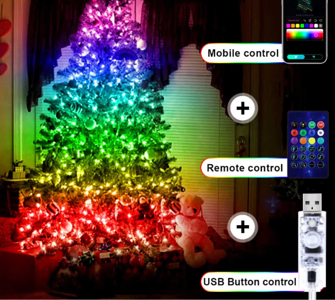LED Christmas Tree Lights – Energy-Efficient Holiday Decor for Indoor and Outdoor Use 1