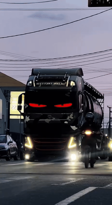 LED Devil Eyes for Cars – Customizable Bluetooth Light Strip with Waterproof Design 2