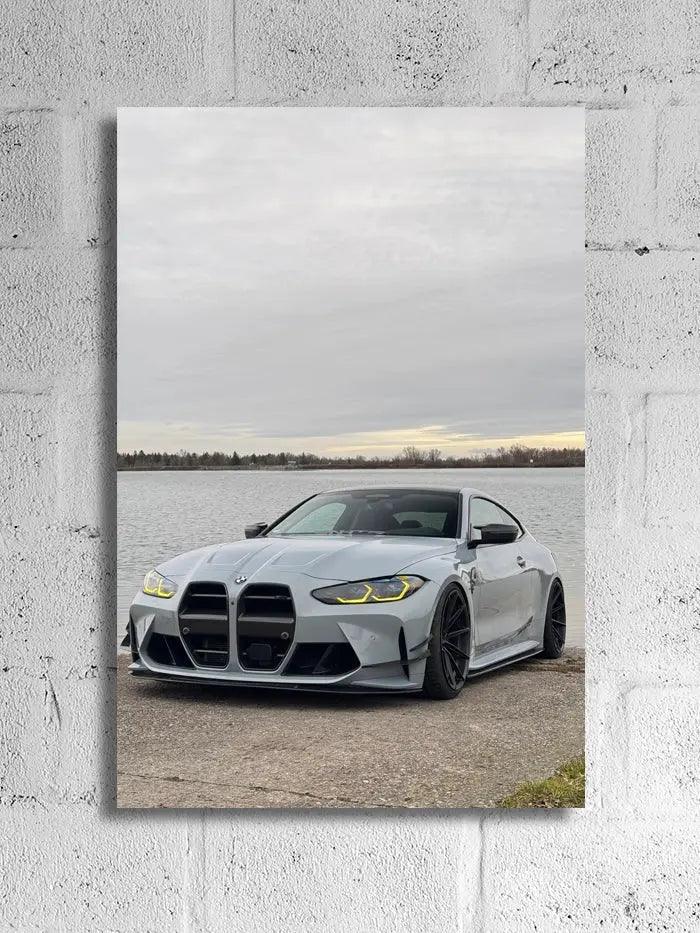 LED Lighted Wall Art - Battery-Powered Remote-Controlled Painting, 60 x 40 cm 1