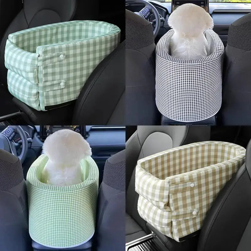 Portable Pet Car Seat Booster with Safety Straps and Comfortable Padding for Dogs and Cats 6
