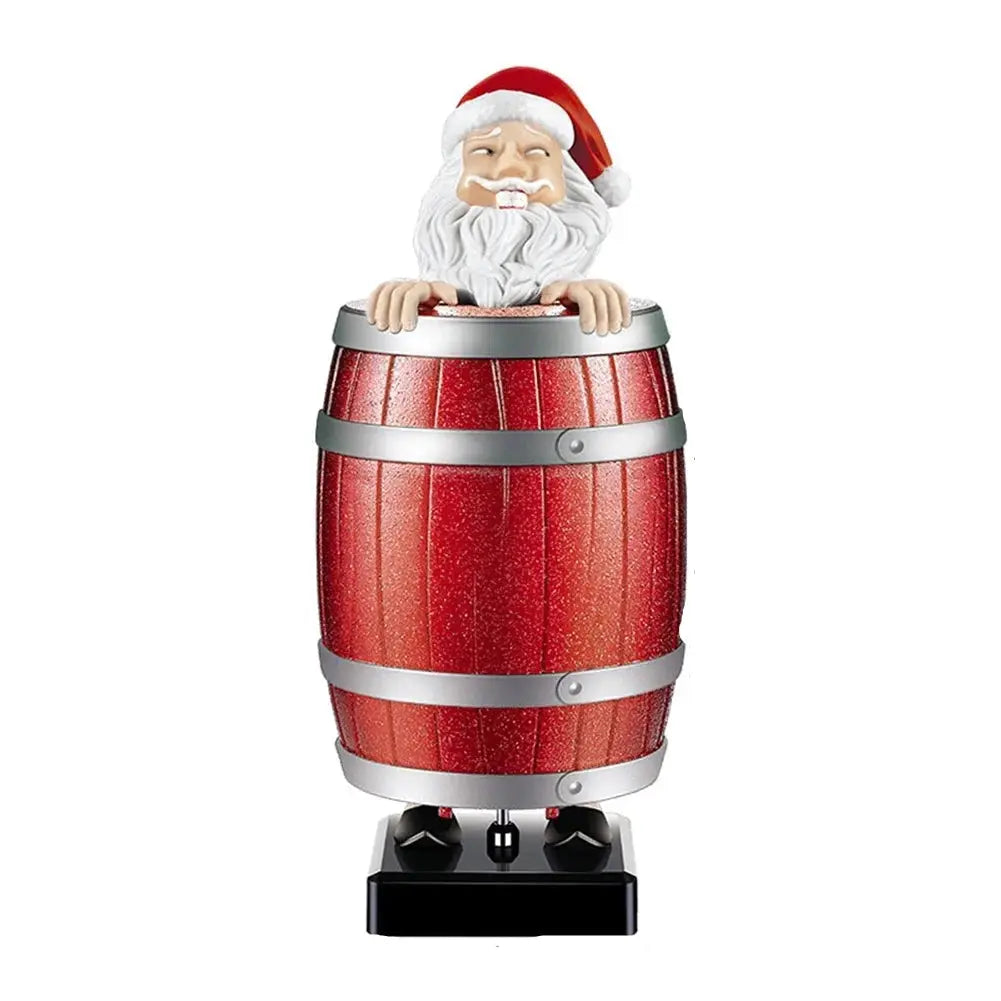 Santa Claus Candy Dispenser – Interactive Holiday Decoration for Kids and Adults, Durable Plastic, 10 Inches Tall, Red and White 0
