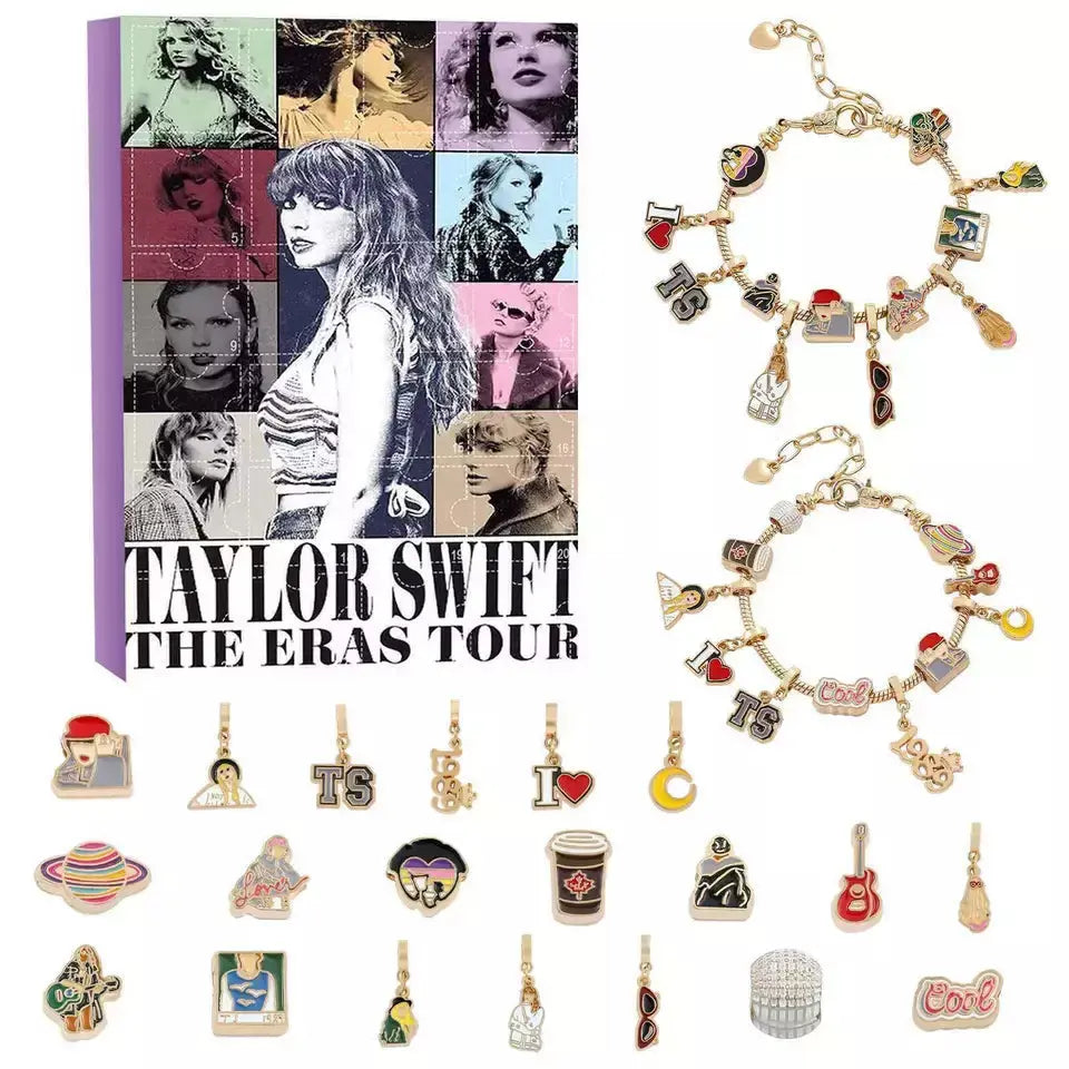 Taylor Swift Advent Calendar with 24 Exclusive Charms, Ornaments, and Collectibles for Swifties 0