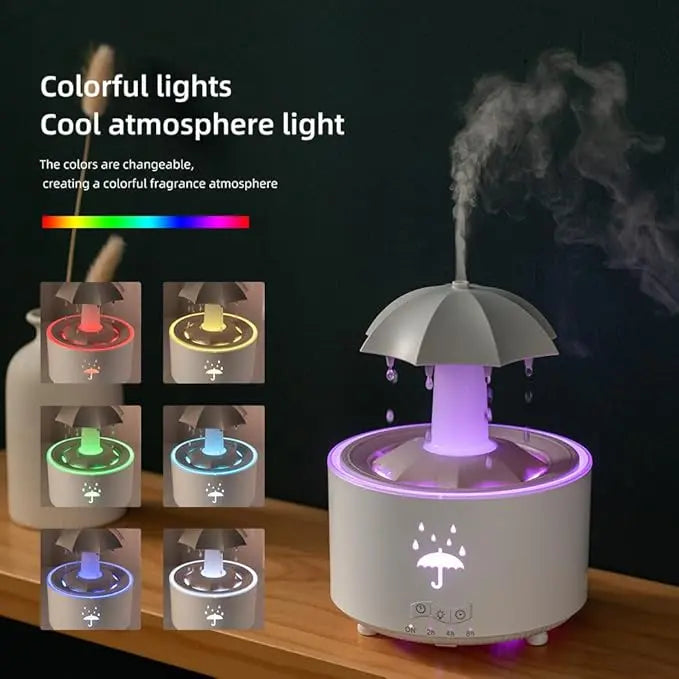 Umbrella Humidifier with Adjustable Mist and Essential Oil Dispenser - Cool Mist Air Humidifier for Bedroom 1