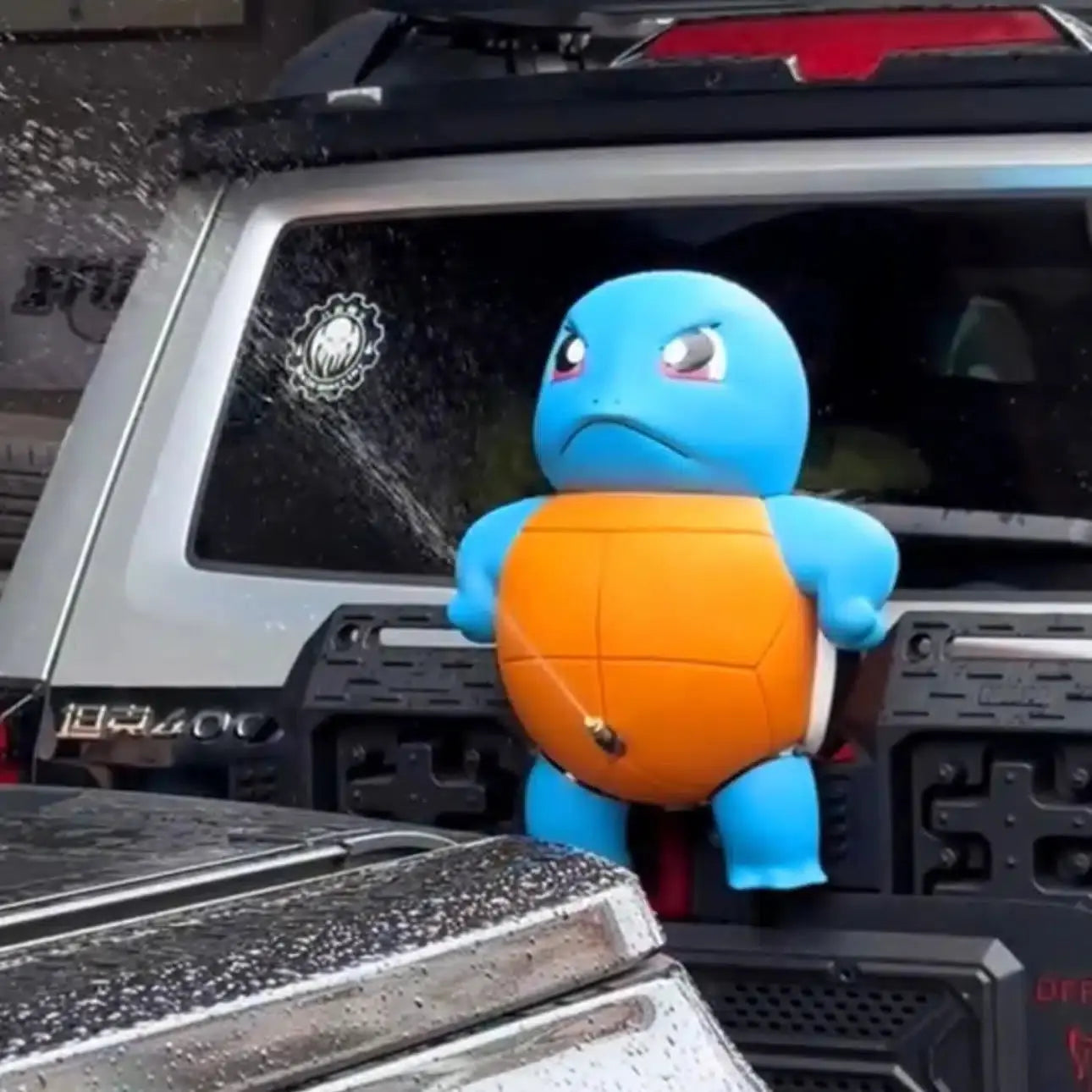 Water Squirtle Car Sprayer with Remote Control – Fun Water Gun Toy for Cleaning and Play 4